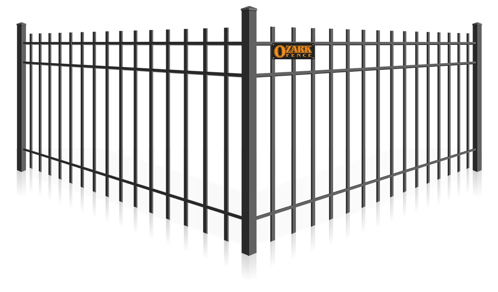 Extended Picket wrought iron fence installation company in  Springfield, Missouri