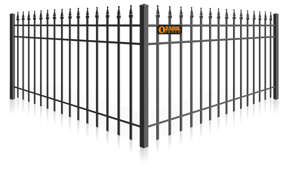 Finials options for wrought iron fence installation company in  Springfield, Missouri
