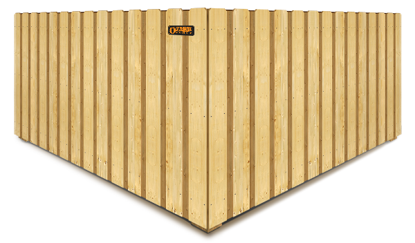 Wood Board on Board Style Fence - Springfield, Missouri