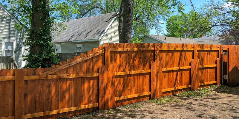 Ash Grove Missouri wood privacy fencing